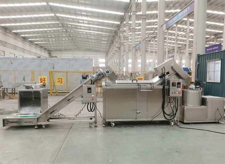 Gas Electric Continuous Frying Machine