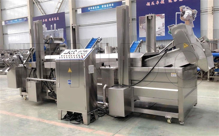 Gas Electric Continuous Frying Machine